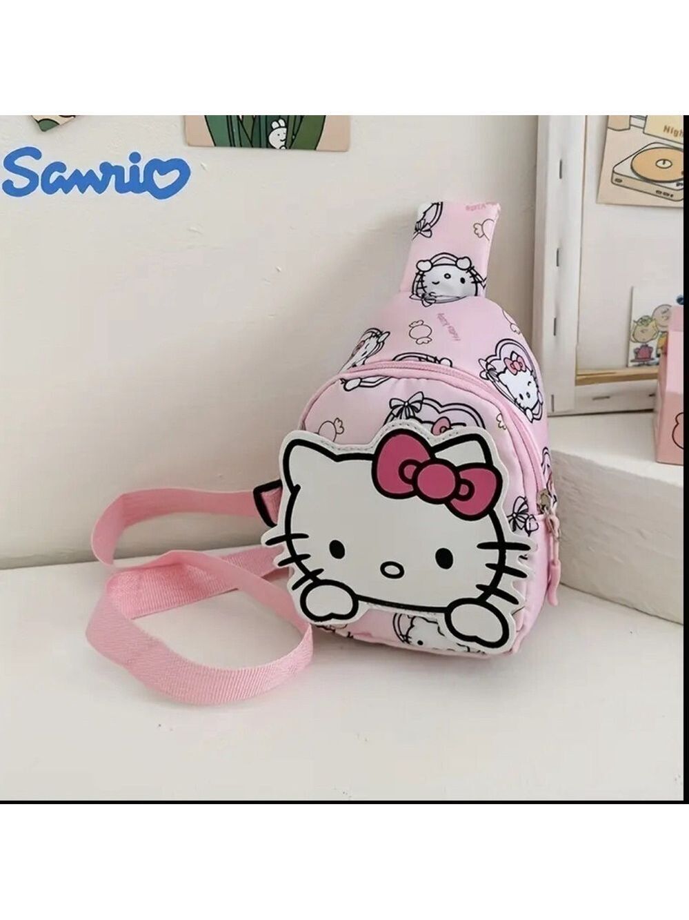 Sanrio Pink Hello Kitty Sling Bag